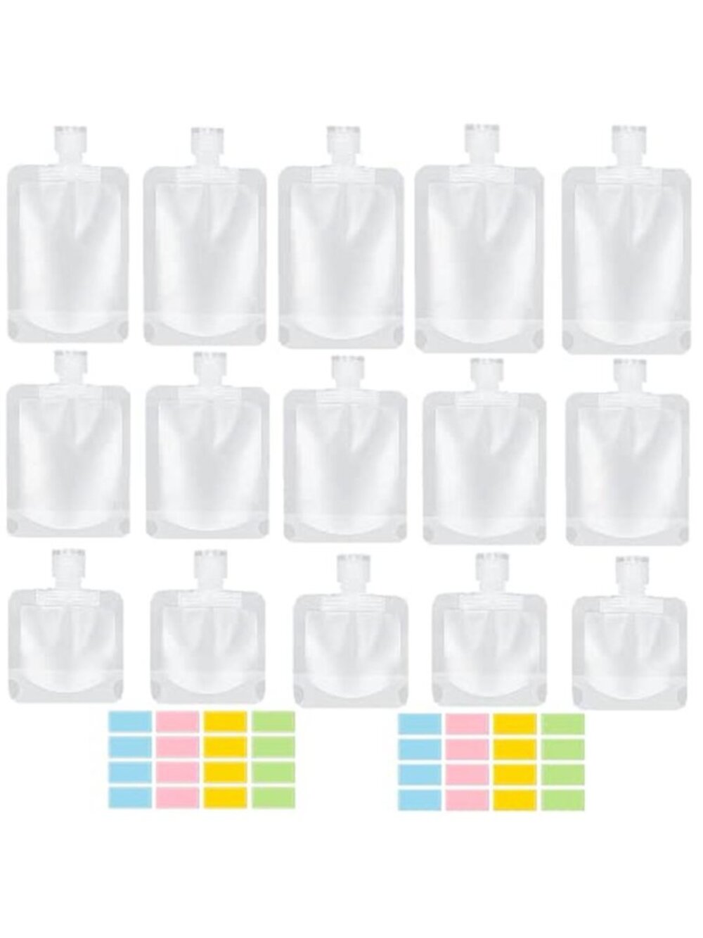 Travel Toiletry Bottles Set Leak Proof Refillable Containers TSA 17 Piece Kit